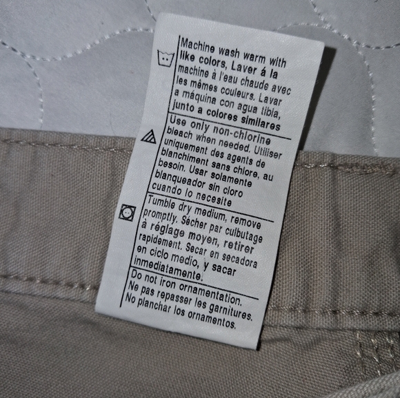 Carhartt Original Dungaree Fit Tan Khaki Canvas Cargo Work Pants Mens Size 35×30 - Picture 11 of 16